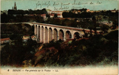 Dinan - Vue générale sur le Viaduc à Dinan