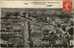 Lorient - Aviation - Panorama de la Ville - La Rue du Morbihan à Lorient
