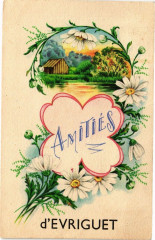 Amitiés - d'Evriguet -
													56 Morbihan
												