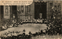 Orleans Fetes de Jeanne d'Arc 1908 la bénédiction des Eveques à Orléans