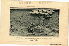 Orleans - Bas Relief de la Statue de Jeanne d'Arc à Orléans