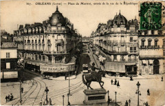 Orleans - La Place du Martroi à Orléans