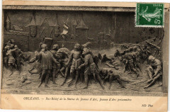 Orleans - Bas-Relief de la Statue de Jeanne d'Arc à Orléans