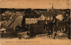 Montargis - Vue panoramique vers le Canal à Montargis