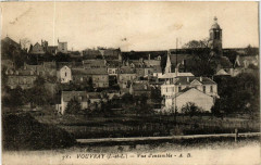 Vouvray Vue d'ensemble à Vouvray
