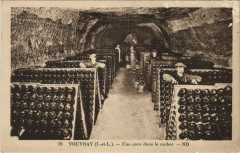 Vouvray - Une cave dans le rocher à Vouvray