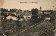 Vouvray - vue générale sud à Vouvray