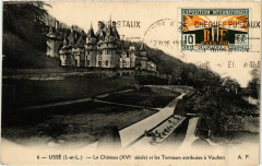 Usse - Le Chateau (Xvi siécle) et les Terrasses