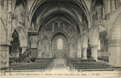 Auneau - Intérieur de l'Eglise Saint-Remy (Xi siécle) -
													28 Eure et Loir
												