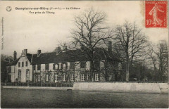 Dampierre-sur-Blevy Chateau vue prise de l'Etang