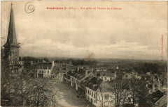Courtalain - Vue prise du Theatre du Chateau