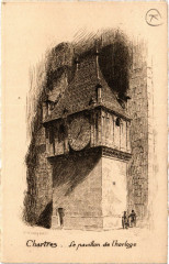 Chartres - Le Pavillon de l'horloge à Chartres