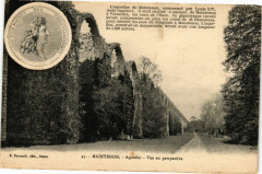 Maintenon-Aqueduc-Vue en perspective à Maintenon