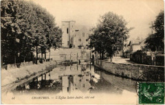 Chartres-L'Eglise St-André coté sud à Chartres
