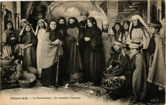 Cloyes 1920 - La Samaritaine-Un marché a Samarie
