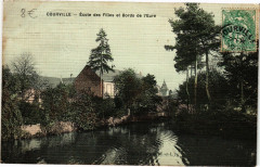 Courville - Ecole des Filles et Bords de l'Eure