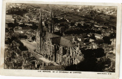 Vue aérienne de la Cathédrale de Chartres à Chartres