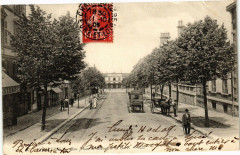 Chartres - Rue Johan de Beance et la Gare à Chartres