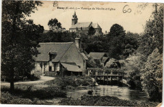 Douy - Vannage du Moulin et Eglise -
													28 Eure et Loir
												