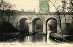 La Motte-Beuvron - Pont du chemin de fer sur le Beuvron -
													41 Loir et Cher
												