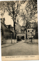 Ecole de Pont Levoy (Loir-et-Cher) - L'Entrée -
													41 Loir et Cher
												