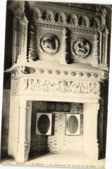 Blois-Le Musée-La Cheminée des Gardes de la Salle à Blois