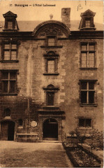 Bourges - L'Hotel Lallemand à Bourges