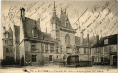 Bourges - Facade du Palais Jacques-Coeur -
																					18000 Bourges
																			