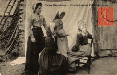 Types Berrichons Groupe de Jeunes Filles Sancerroises -
													18 Cher
												