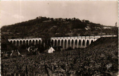 Sancerre Vue générale et le Viaduc de Saint-Satur à Sancerre