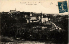 Chantelle Chateau des Ducs de Bourbon et Pont sur la Bouble -
													18 Cher
												