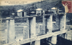 Eguzon - Le Barrage Les Vannes (Rive gauche) -
													36 Indre
												