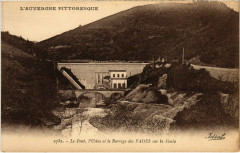 Fades - Le Pont l'Usine et le Barrage