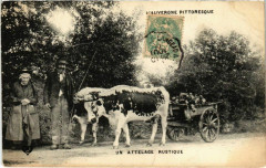 L'Auvergne Pittoresque - Un Attelage rustique