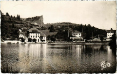 Le Lac CHAMBONHotels et Villas le long des Rives que domine la D