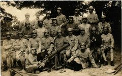 Carte postale soldats military
