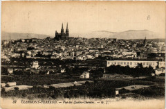 Clermont-Ferrand Vue des Quatre-Chemins à Clermont-Ferrand