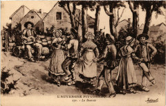 Types L'Auvergne Pittoresque La Bourrée
