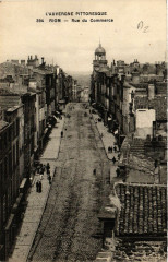 L'Auvergne Pittoresque Riom Rue du Commerce à Riom