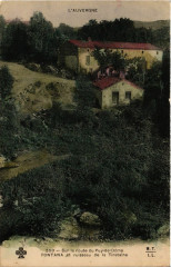 L'Auvergne Fontana et ruisseau de a Tiretaine