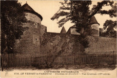 Le Vernet-la-Varenne Chateau de Montfort. Vue générale