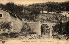 L'Auvergne Pittoresque Saint-Sauveur Le Pont et le Moulin