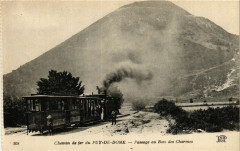 Chemin de Fer du Puy-de-Dome Passage au Bois des Charmes