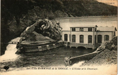 Le Barrage de la Sioule L'Usine et le Deversoir -
													63 Puy de Dôme
												
