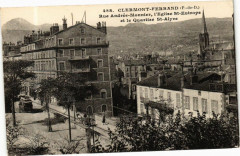 Clermont-Ferrand (P.-de-D.) - Rue Andre-Monnier l'Eglise St-Europe à Clermont-Ferrand