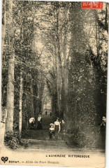 Royat - Allée de parc bargoin à Royat