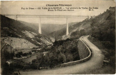 Puy de Dome - Vallée de la Sioule -Vue générale du Viaduc des Fades