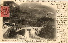 Thiers - Le pont et la Chapelle St-Roch à Thiers