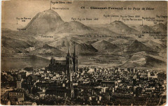Clermont-Ferrand et les Puys de Dome à Clermont-Ferrand