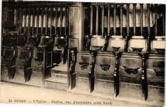 Besse-L'Eglise-Stalles-vue d'ensemble